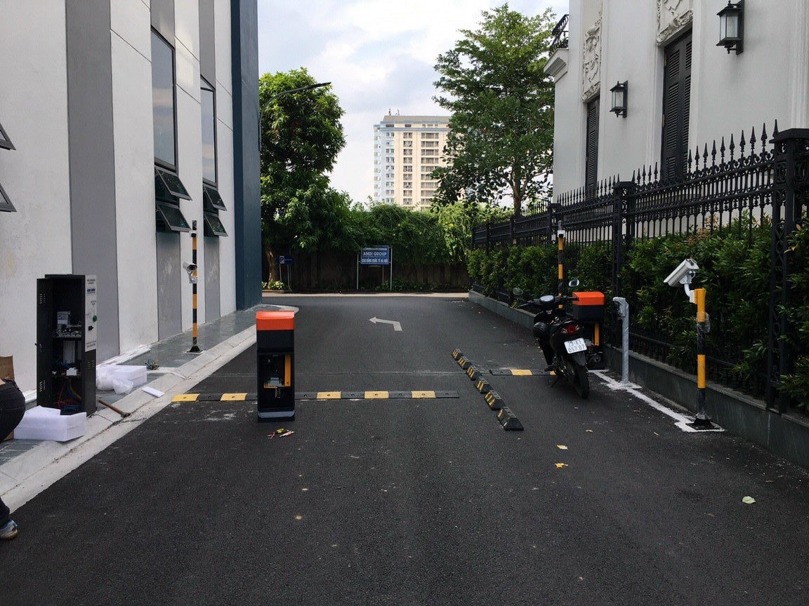 Hệ thống AI Parking TTC Việt Nam lắp đặt tại Tập đoàn AMDI