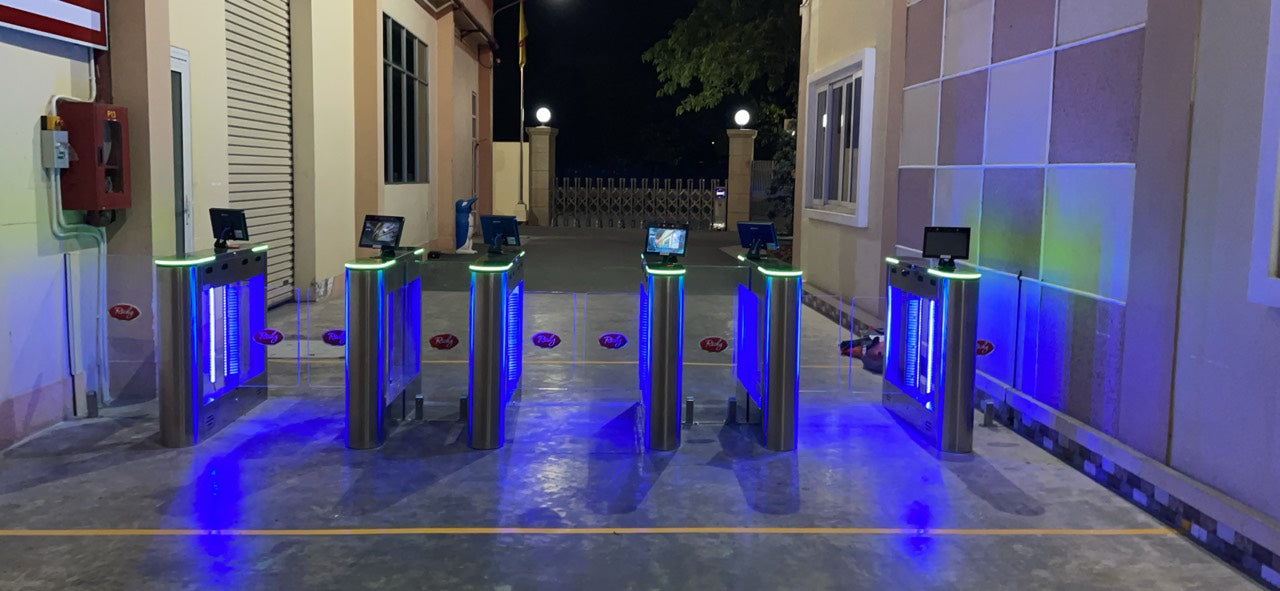 Cửa tự động Swing Gate TTC Việt Nam lắp đặt tại nhà máy Richy